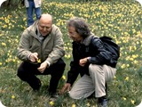 Professor Wolfgang Schumacher (NRW-Stiftung) und Jean Ptz. 