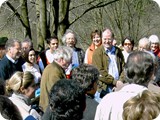 Ehem. Finanzminister Steinbrck und Jean Ptz beim Narzissenfest
- Das Narzissenfest findet im Wechsel zwischen Oleftal - 
 und Perlenbachtal statt
