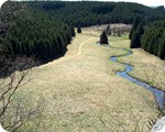 Blick von der Bieley auf die Schwalm (Perlenbach)